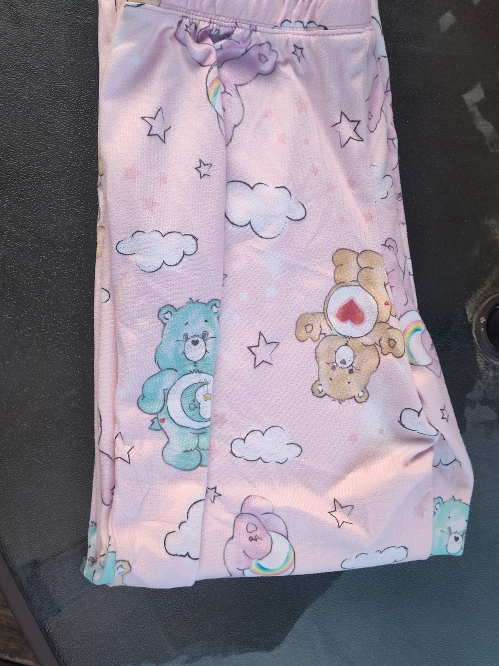 women's Pink Care Bear Print Pajama Pants - Picture 2 of 4